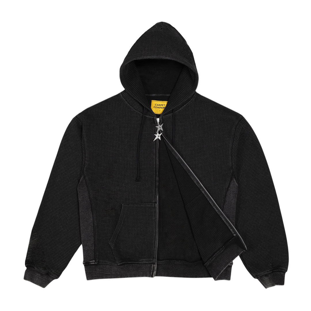 CARPET COMPANY(カーペット カンパニー)| C-STAR DOUBLE ZIP THERMAL HOOD / BLACK | スノーボード・スケートボードのTACTICS JAPAN