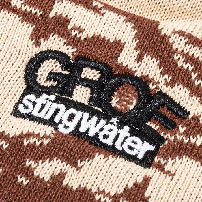 STINGWATER(スティングウォーター)| THOM BEANIE / KHAKI/BROWN | スノーボード・スケートボードのTACTICS JAPAN