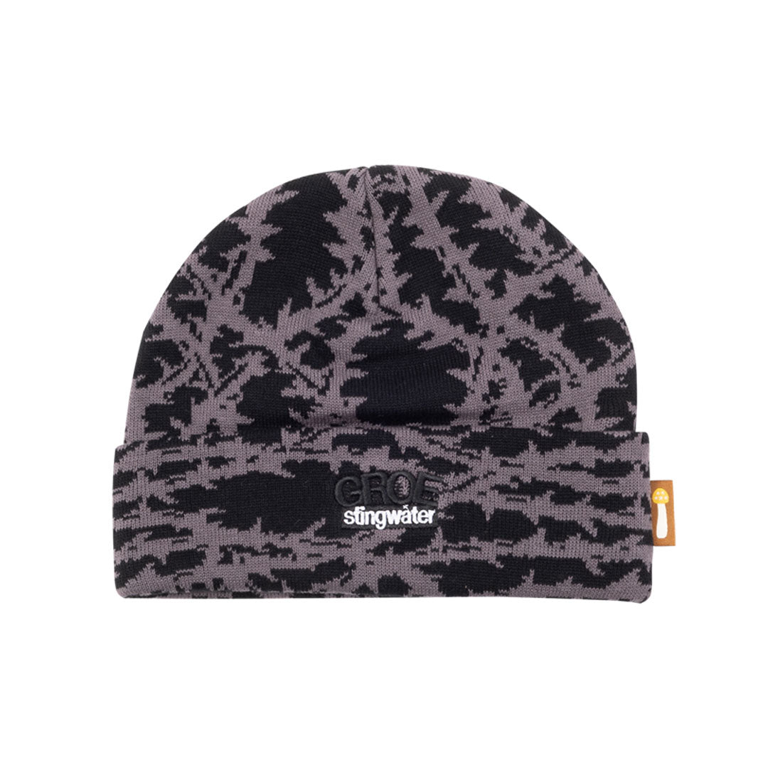 STINGWATER(スティングウォーター)| THOM BEANIE / BLACK/GRAY | スノーボード・スケートボードのTACTICS JAPAN