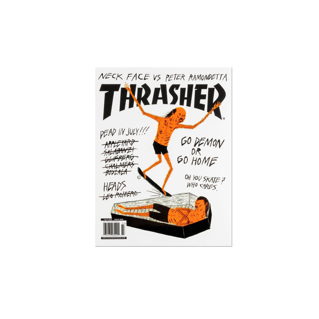 THRASHER(スラッシャー)| NECKFACE COVER STICKER | スノーボード・スケートボードのTACTICS JAPAN