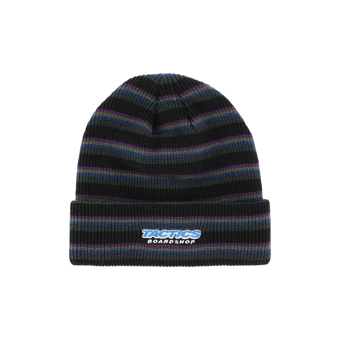 TACTICS(タクティクス)| THROWBACK LOGO BEANIE / DARK STRIPE | スノーボード・スケートボードのTACTICS JAPAN