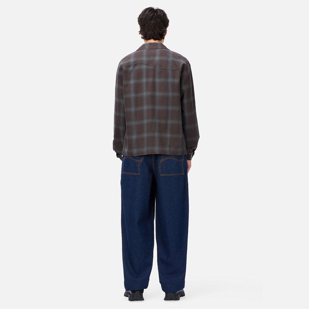 DIME(ダイム)| PREMIUM FLANNEL SHIRT / BORDEAUX | スノーボード・スケートボードのTACTICS JAPAN