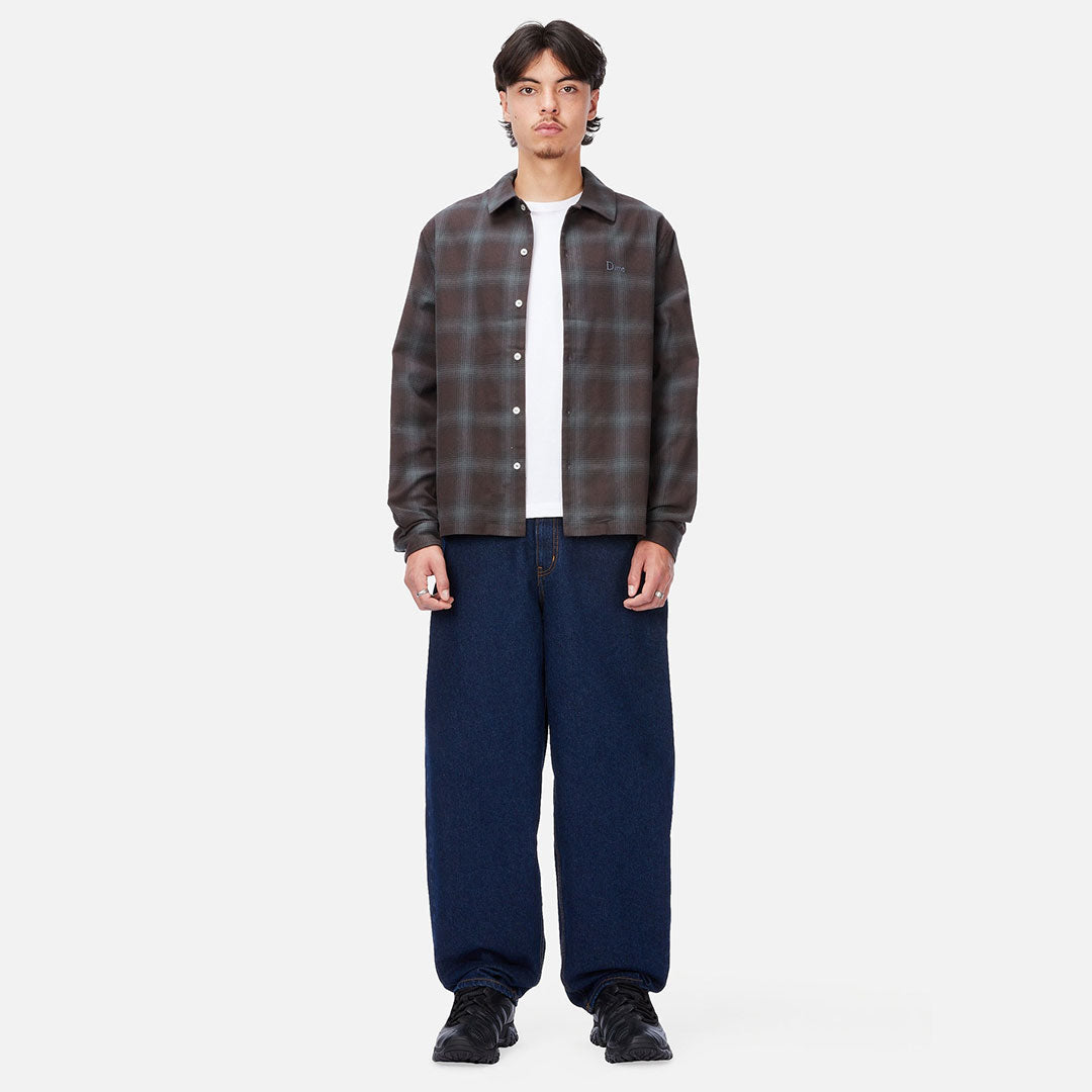 DIME(ダイム)| PREMIUM FLANNEL SHIRT / BORDEAUX | スノーボード・スケートボードのTACTICS JAPAN