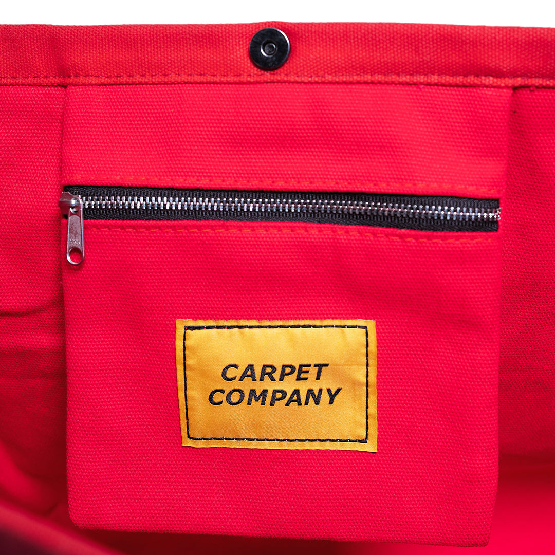 CARPET COMPANY(カーペット カンパニー)| C-STAR CANVAS TOTE BAG / RED | スノーボード・スケートボードのTACTICS JAPAN