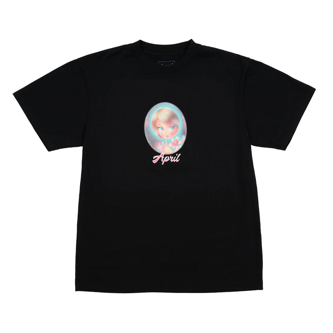 APRIL SKATEBOARDS(エイプリル スケートボード)| VANITY TEE / BLACK | スノーボード・スケートボードのTACTICS JAPAN