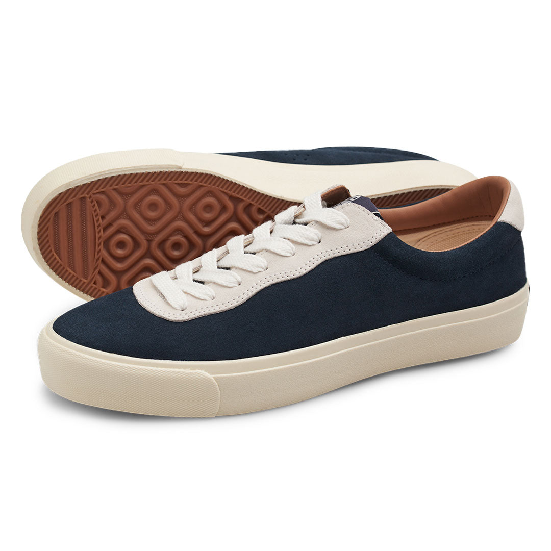 LAST RESORT AB(ラストリゾート エービー)| VM001 LO SUEDE / STEEL BLUE/OFF WHITE/WHITE | スノーボード・スケートボードのTACTICS JAPAN