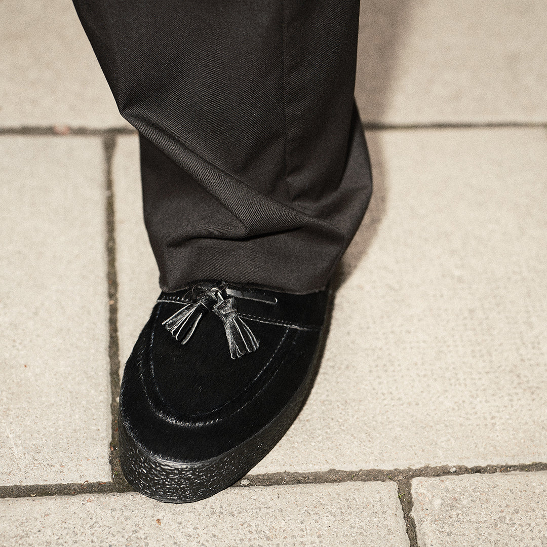 LAST RESORT AB(ラスト リゾート エービー)| VM005 LOAFER / PONY HAIR LEATHER BLACK/BLACK | スノーボード・スケートボードのTACTICS JAPAN