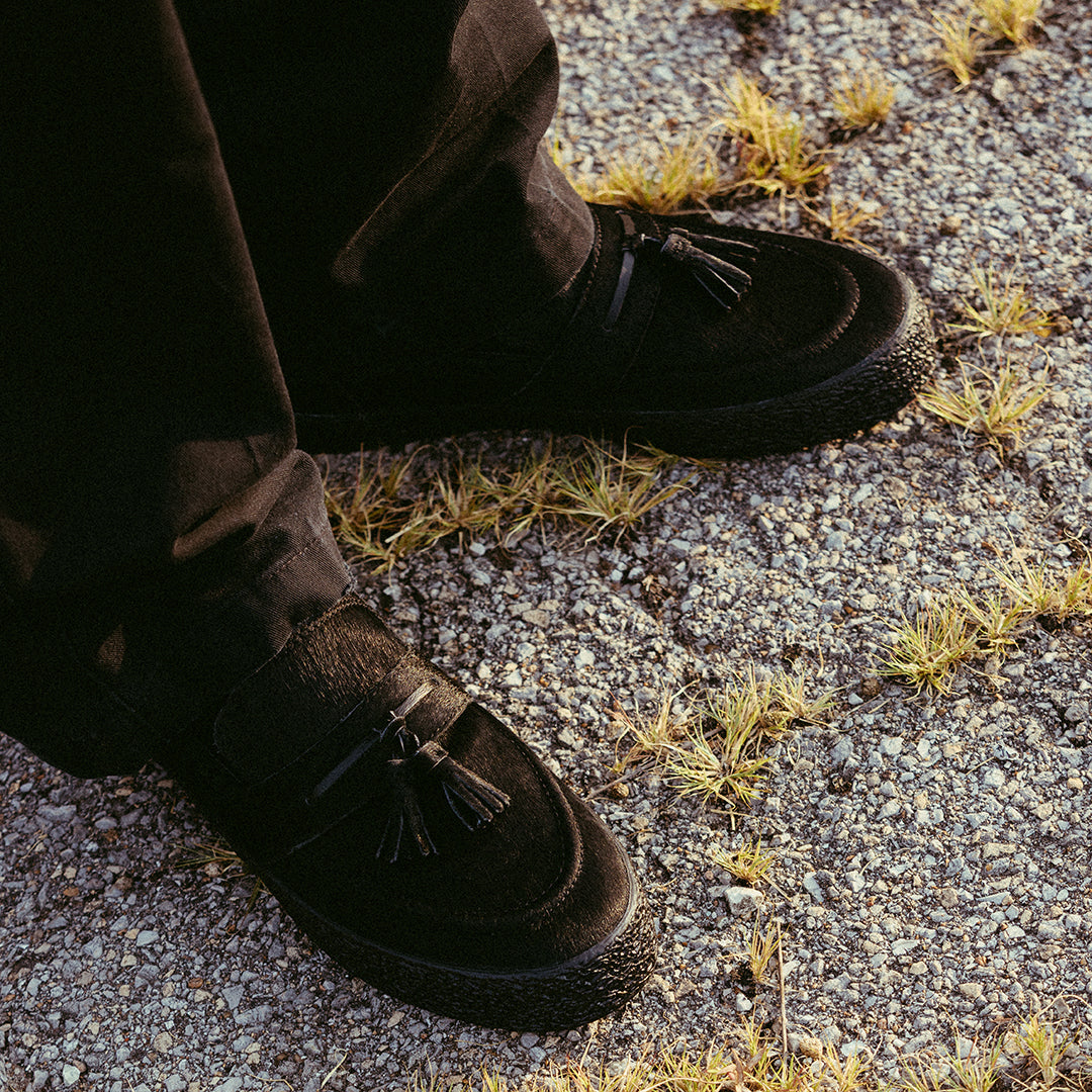 LAST RESORT AB(ラスト リゾート エービー)| VM005 LOAFER / PONY HAIR LEATHER BLACK/BLACK | スノーボード・スケートボードのTACTICS JAPAN