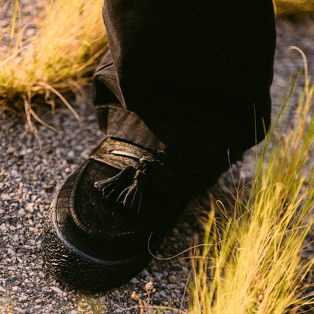 LAST RESORT AB(ラスト リゾート エービー)| VM005 LOAFER / PONY HAIR LEATHER BLACK/BLACK | スノーボード・スケートボードのTACTICS JAPAN