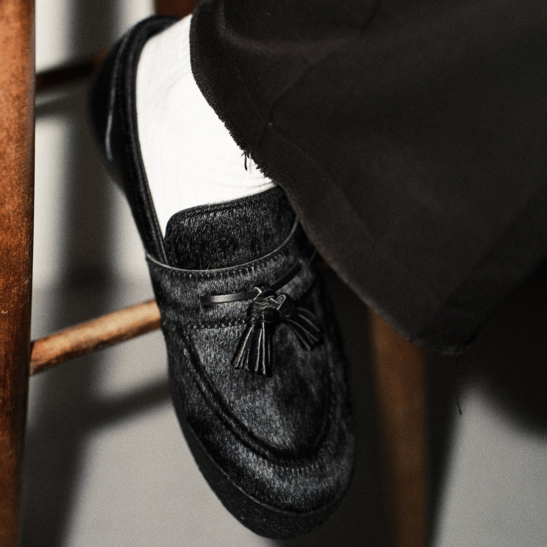 LAST RESORT AB(ラスト リゾート エービー)| VM005 LOAFER / PONY HAIR LEATHER BLACK/BLACK | スノーボード・スケートボードのTACTICS JAPAN
