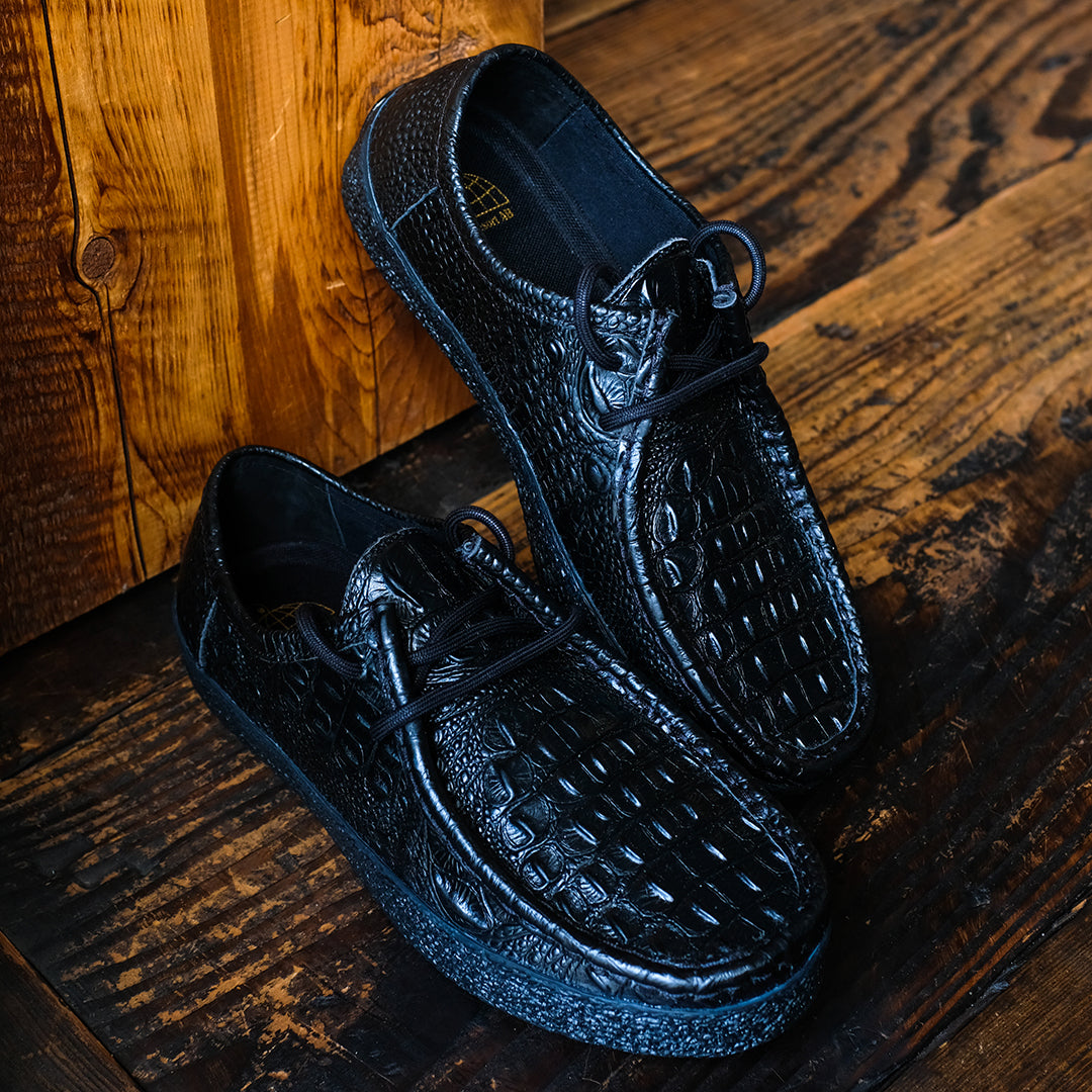 LAST RESORT AB(ラスト リゾート AB)| VM006 LO MOC / BLACK CROC/BLACK | スノーボード・スケートボードのTACTICS JAPAN