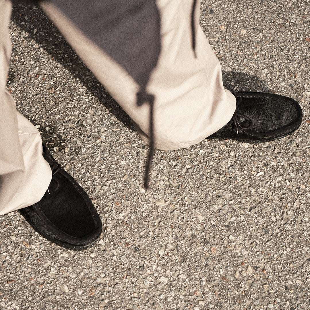 LAST RESORT AB(ラスト リゾート エービー)| VM006 MOC / PONY HAIR LEATHER BLACK/BLACK | スノーボード・スケートボードのTACTICS JAPAN