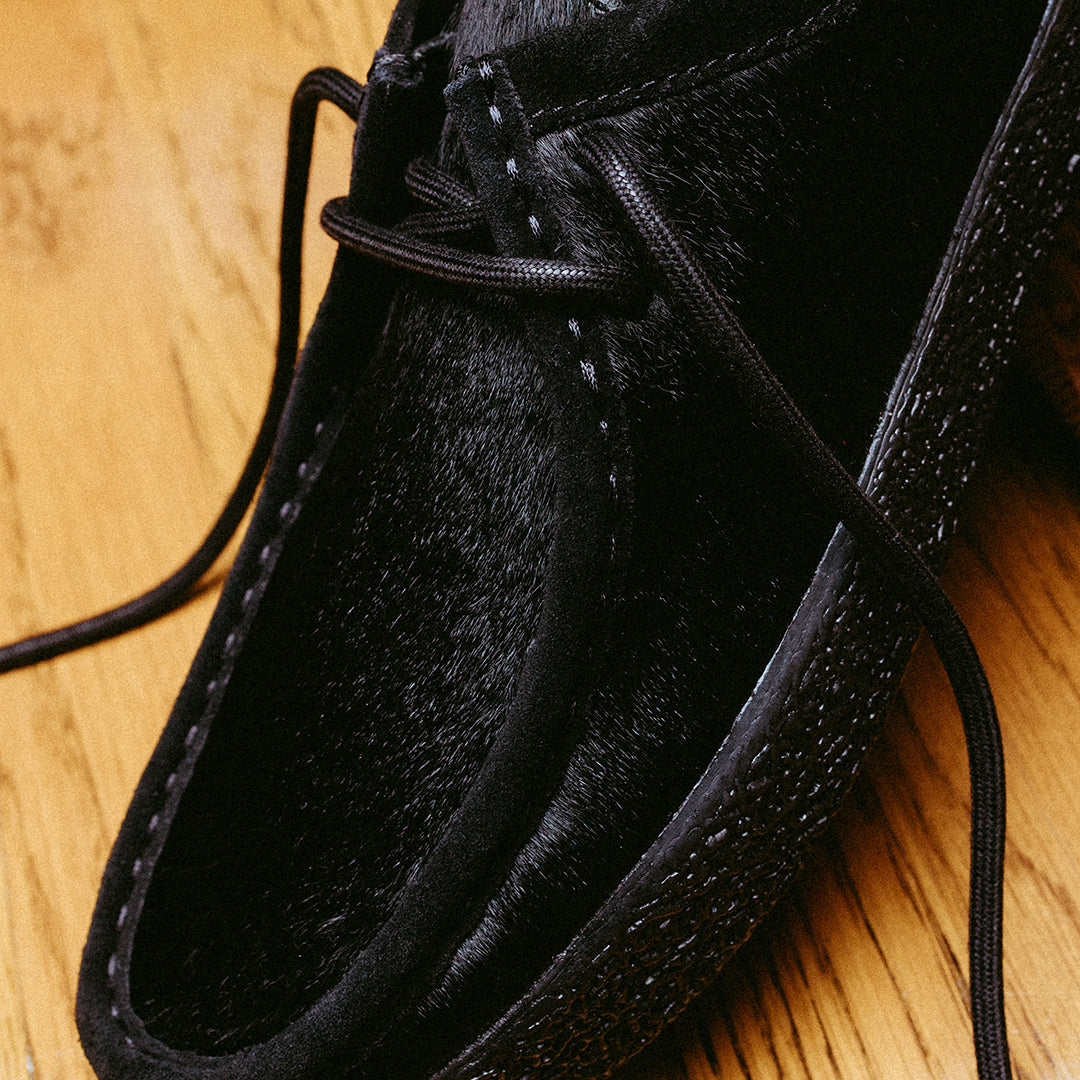 LAST RESORT AB(ラスト リゾート エービー)| VM006 MOC / PONY HAIR LEATHER BLACK/BLACK | スノーボード・スケートボードのTACTICS JAPAN