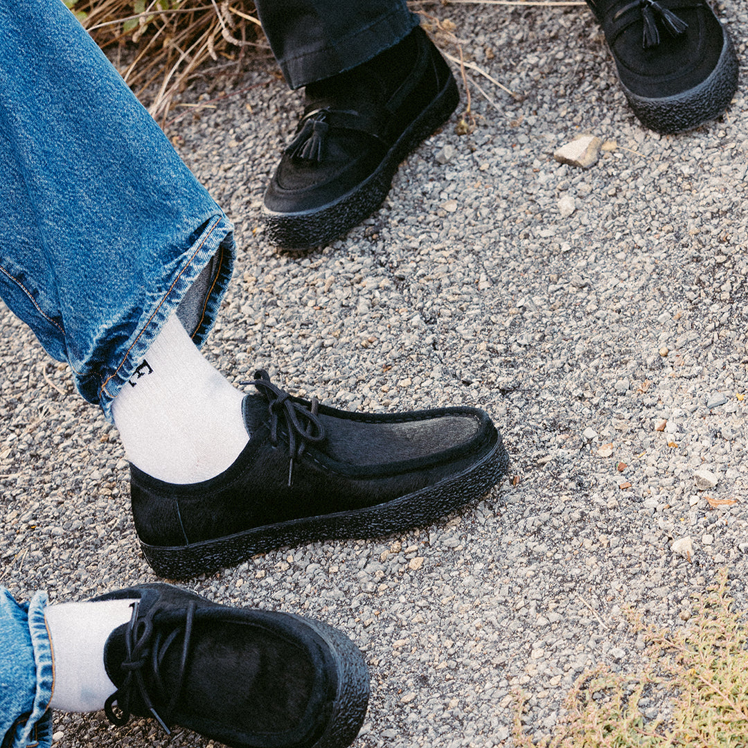 LAST RESORT AB(ラスト リゾート エービー)| VM006 MOC / PONY HAIR LEATHER BLACK/BLACK | スノーボード・スケートボードのTACTICS JAPAN