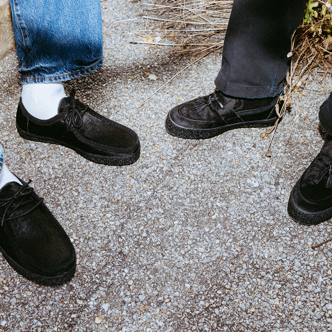 LAST RESORT AB(ラスト リゾート エービー)| VM006 MOC / PONY HAIR LEATHER BLACK/BLACK | スノーボード・スケートボードのTACTICS JAPAN