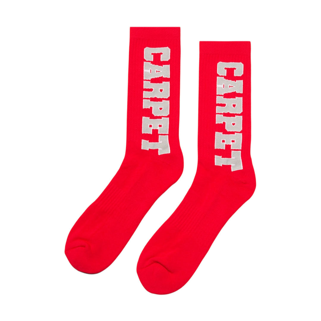 CARPET COMPANY(カーペット カンパニー)| VARSITY SOCK / RED | スノーボード・スケートボードのTACTICS JAPAN
