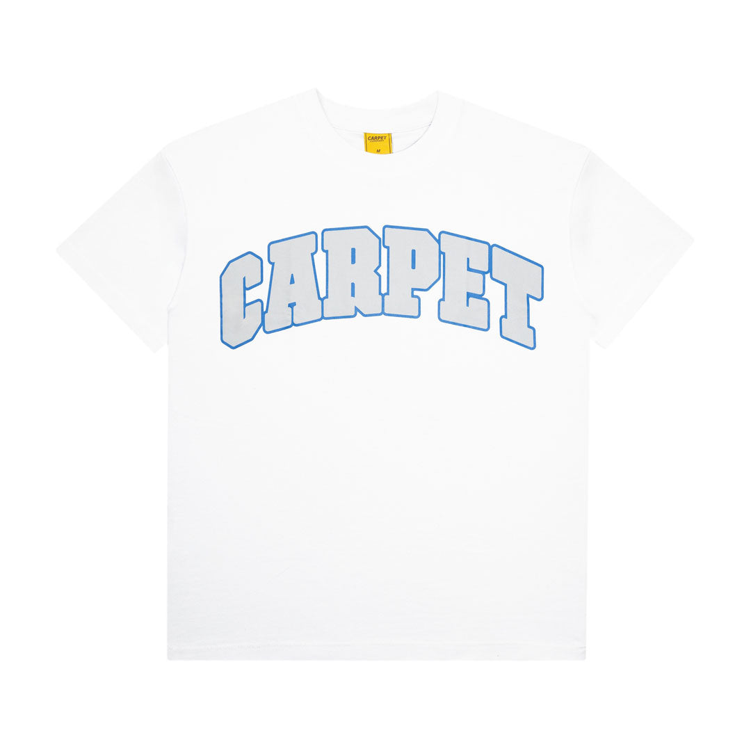CARPET COMPANY（カーペット カーペット）| VARSITY TEE / WHITE