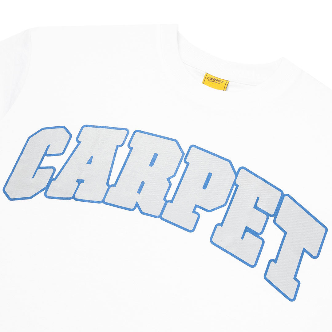 CARPET COMPANY(カーペット カーペット)| VARSITY TEE / WHITE | スノーボード・スケートボードのTACTICS JAPAN