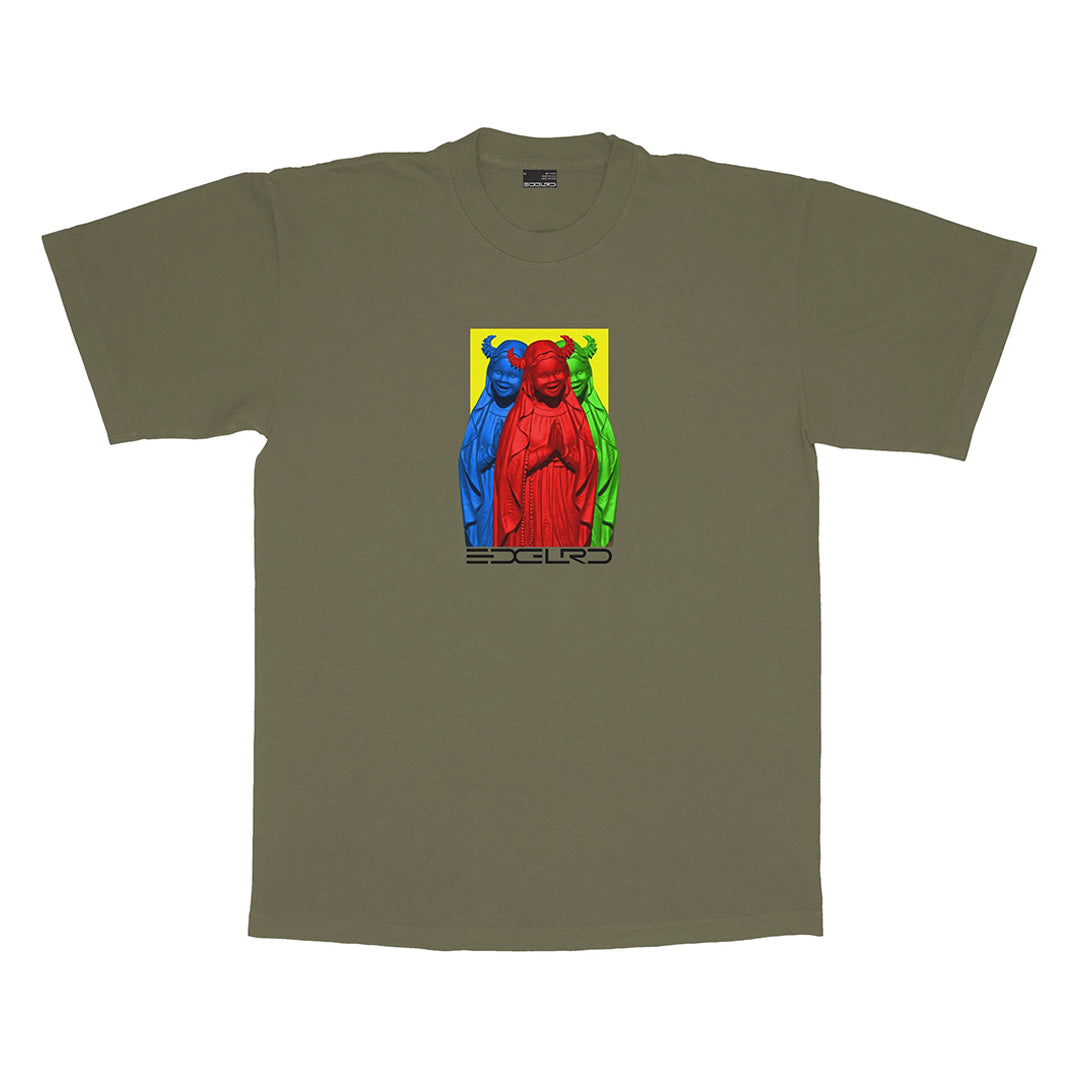 EDGLRD(エッジロード)| VIRGIN MARY TEE / ARMY | スノーボード・スケートボードのTACTICS JAPAN