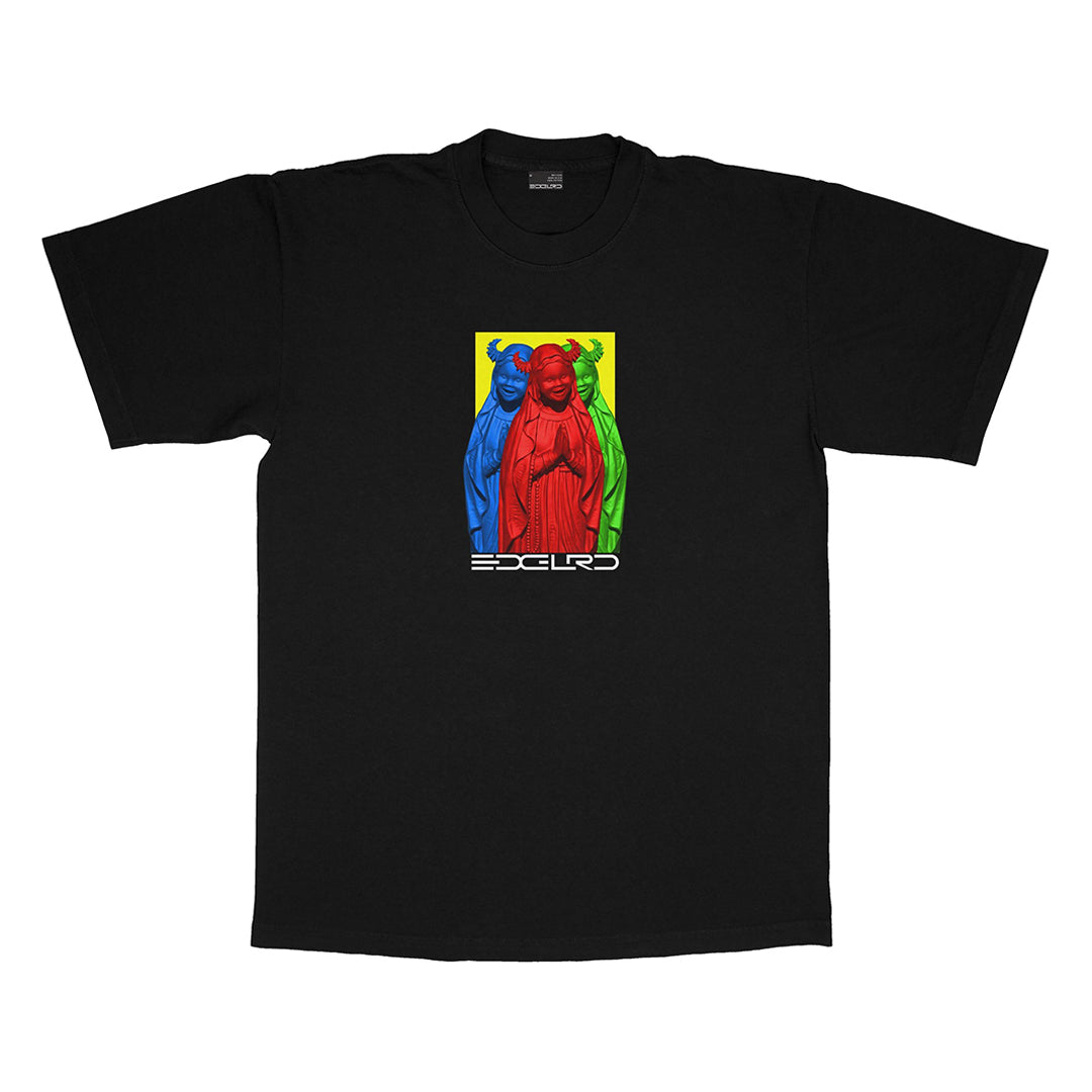 EDGLRD(エッジロード)| VIRGIN MARY TEE / BLACK | スノーボード・スケートボードのTACTICS JAPAN