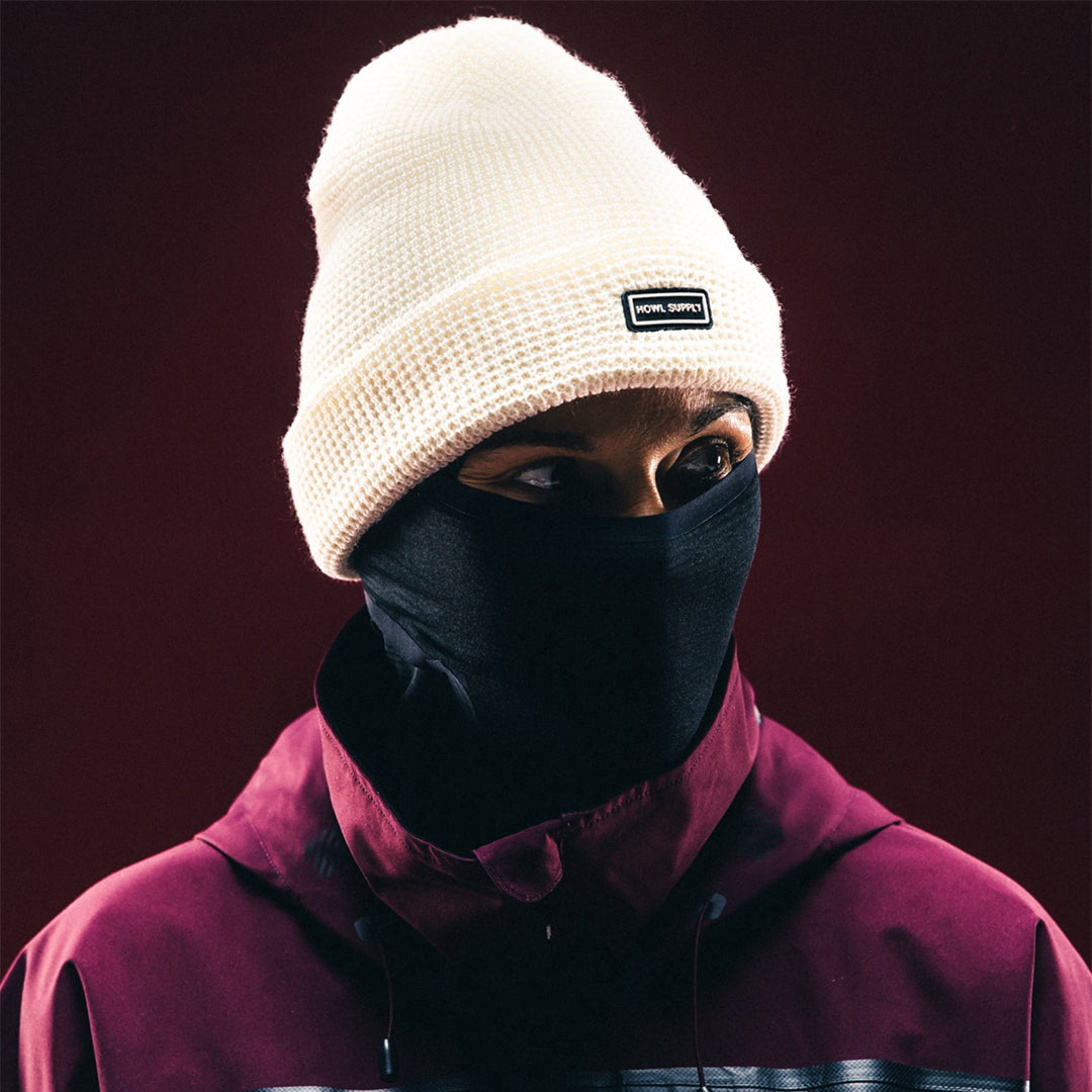 HOWL SUPPLY(ハウル サプライ)| WAFFLE BEANIE / CREAM | スノーボード・スケートボードのTACTICS JAPAN