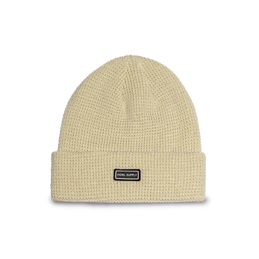 HOWL SUPPLY(ハウル サプライ)| WAFFLE BEANIE / CREAM | スノーボード・スケートボードのTACTICS JAPAN
