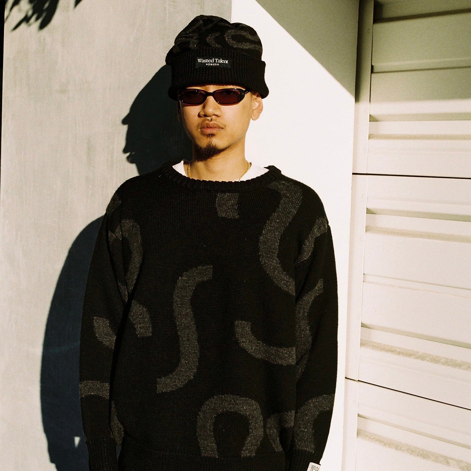 NOMADIK(ノマディック)| WASTED TALENT X NOMADIK JACQUARD BEANIE | スケートボード・スノーボードのTACTICS JAPAN