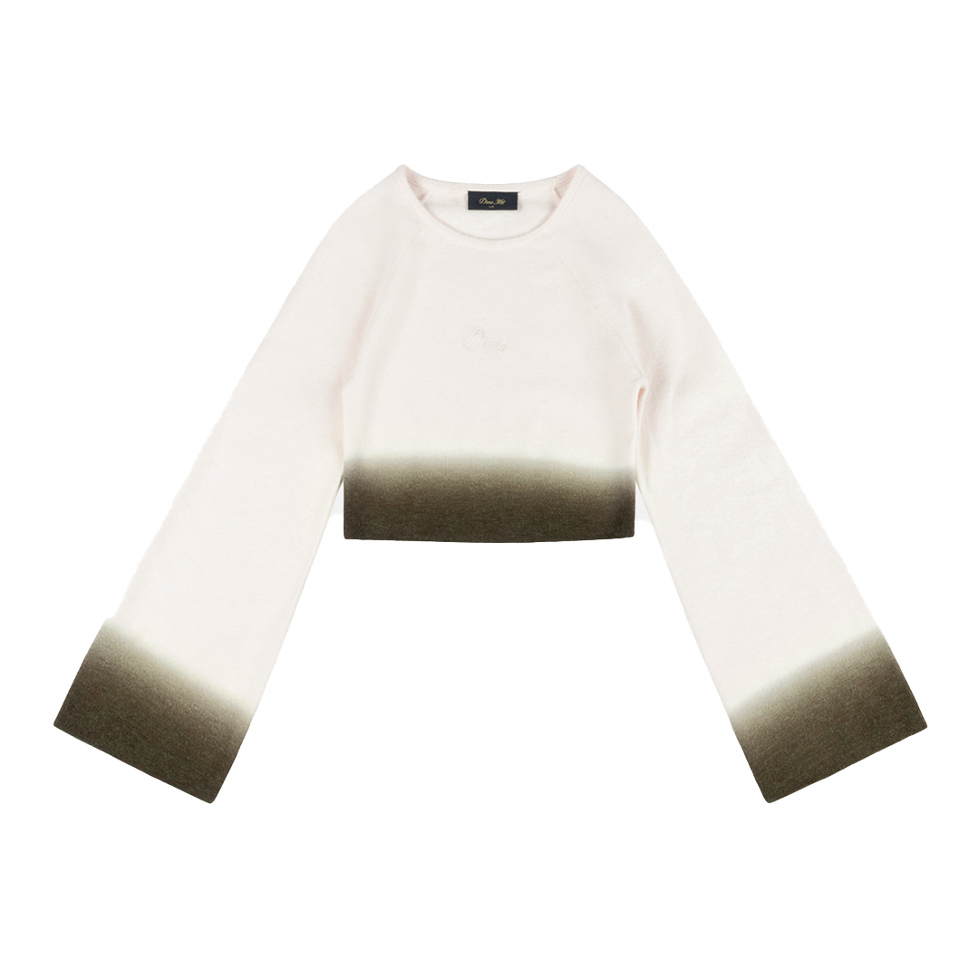 DIME MTL(ダイム モントリオール)| CROPPED MOHAIR KNIT / GRADIENT CREAM | スケートボード・スノーボードのTACTICS JAPAN