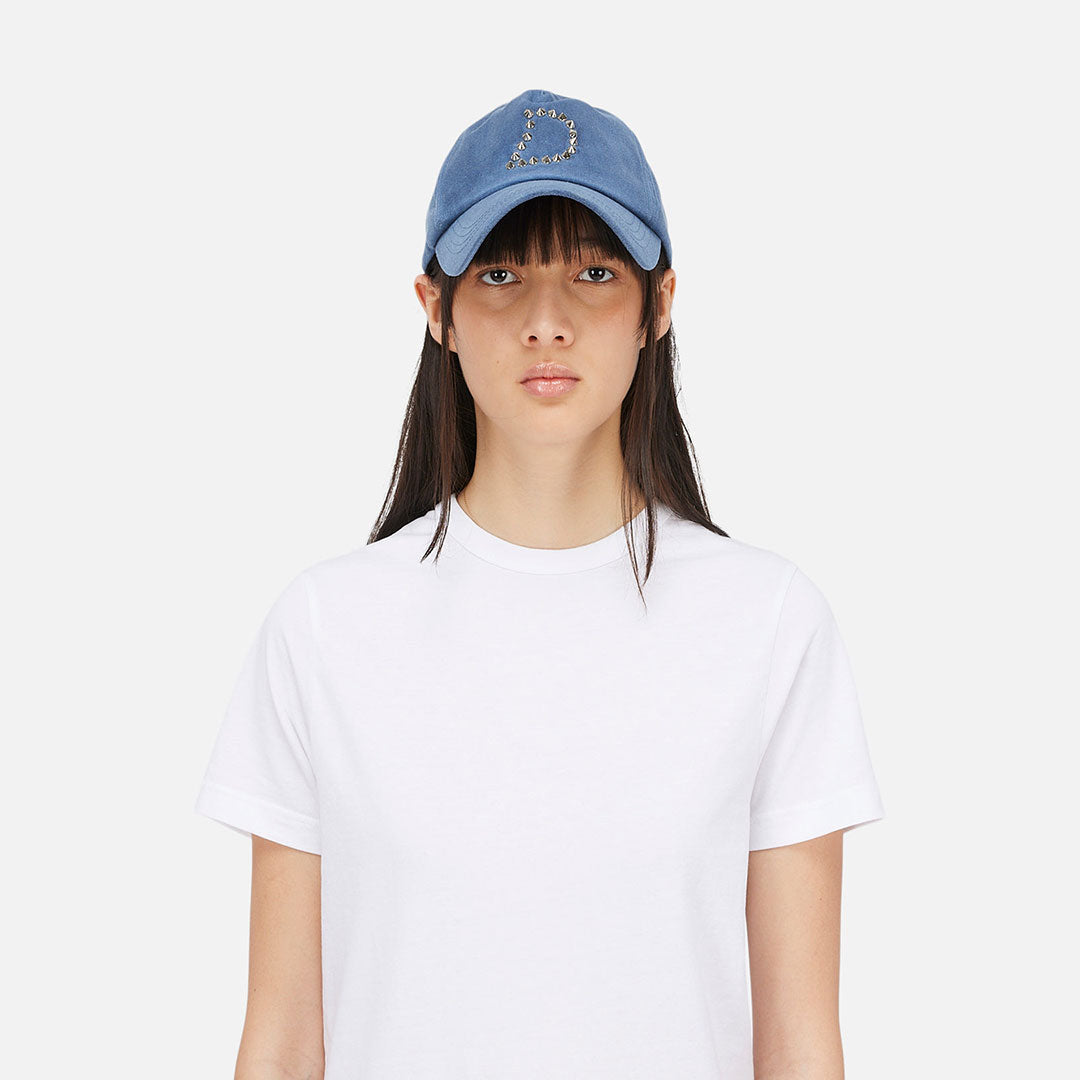 WAXED WORKER CAP/ BLUE
