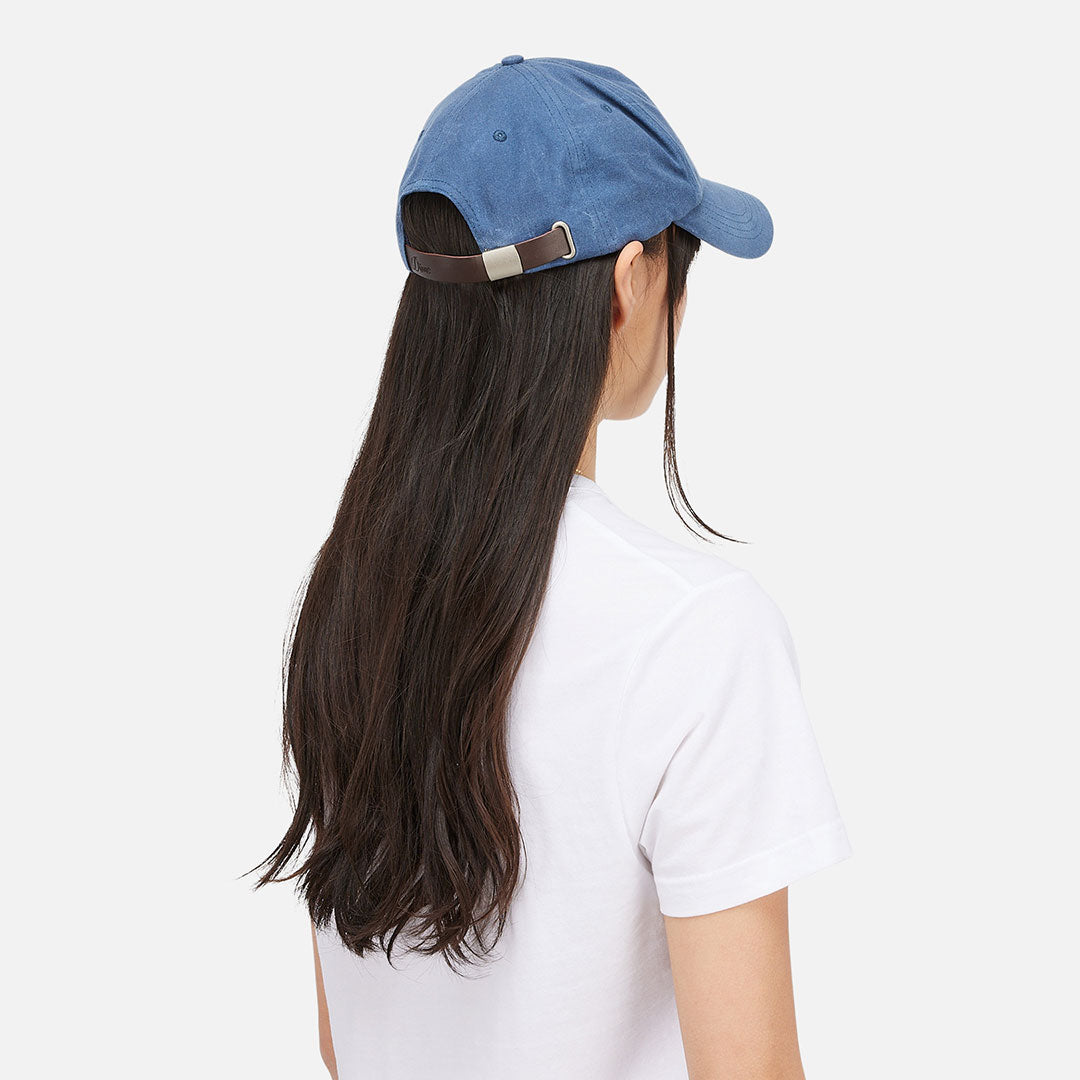 WAXED WORKER CAP/ BLUE