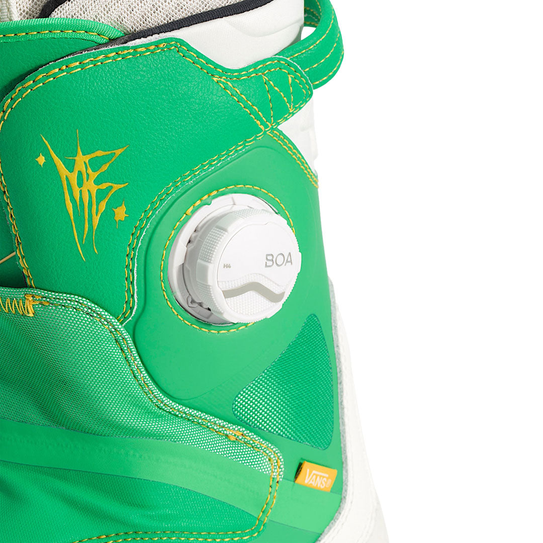 VANS SNOW(ヴァンズ スノー)| WOMENS PROGRESS SNOWBOARD BOOT 2027 / MIA BROOKES GREEN/YELLOW | スノーボード・スケートボードのTACTICS JAPAN