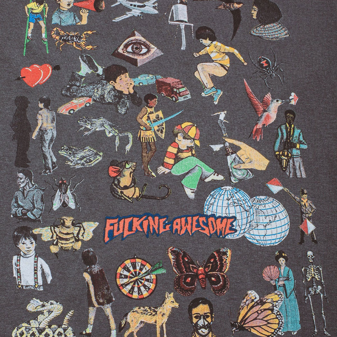 FUCKING AWESOME(ファッキン オーサム)| YES THIS IS MY PREFERRED REALITY (YA DUMB BITCH) TEE / PEPPER | スノーボード・スケートボードのTACTICS JAPAN