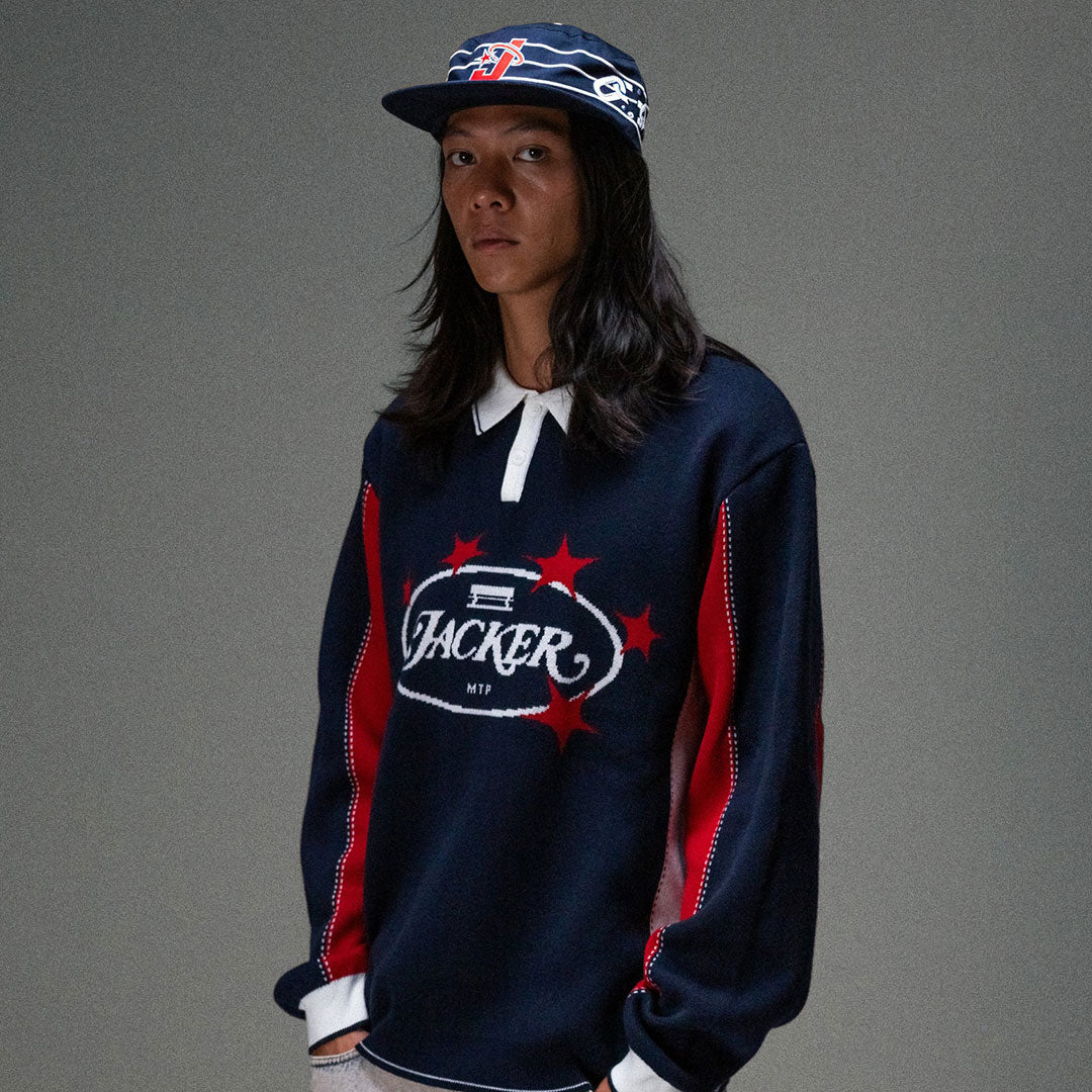 JACKER(ジャッカー)| ZAZEL POLO KNIT / MULTI | スノーボード・スケートボードのTACTICS JAPAN