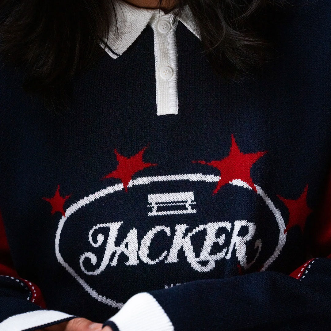 JACKER(ジャッカー)| ZAZEL POLO KNIT / MULTI | スノーボード・スケートボードのTACTICS JAPAN