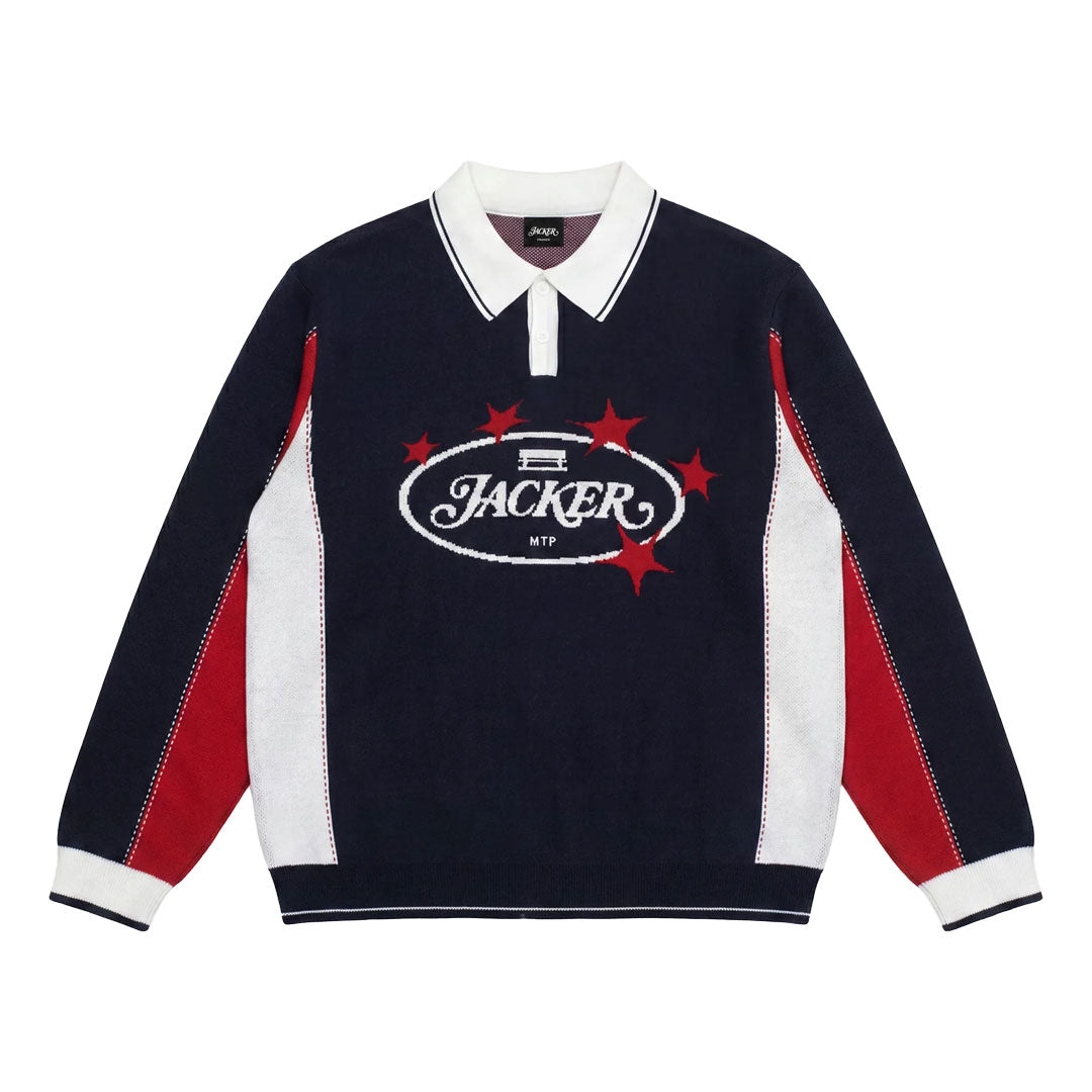 JACKER(ジャッカー)| ZAZEL POLO KNIT / MULTI | スノーボード・スケートボードのTACTICS JAPAN