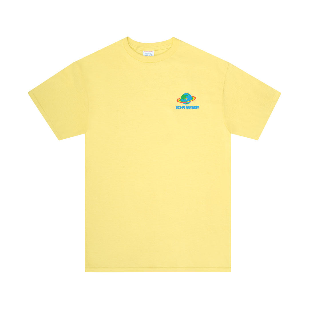 SCI-FI FANTASY(サイファイ ファンタジー)| ZEN MEDITATION TEE / SOFT YELLOW | スノーボード・スケートボードのTACTICS JAPAN