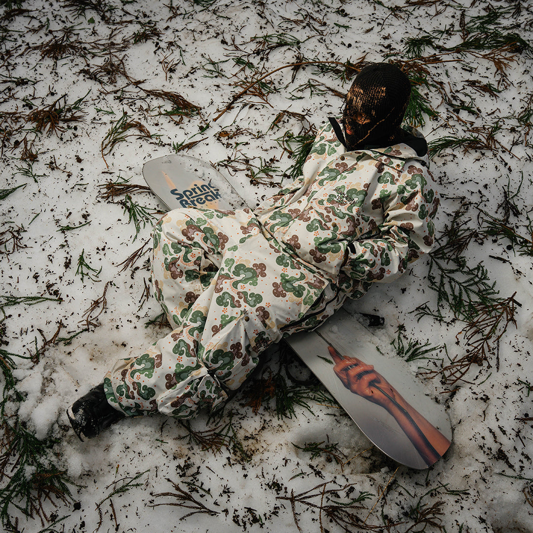 NOMADIK(ノマディック)| 777 RONIN PANTS 2026 / BEIGE CAMO | スノーボード・スケートボードのTACTICS J