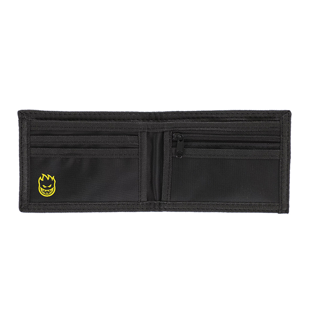 SPITFIRE WHEELS(スピットファイア ウィール)| FLAMES SCRIPT - BI-FOLD WALLET | スノーボード・スケートボードのTACTICS JAPAN
