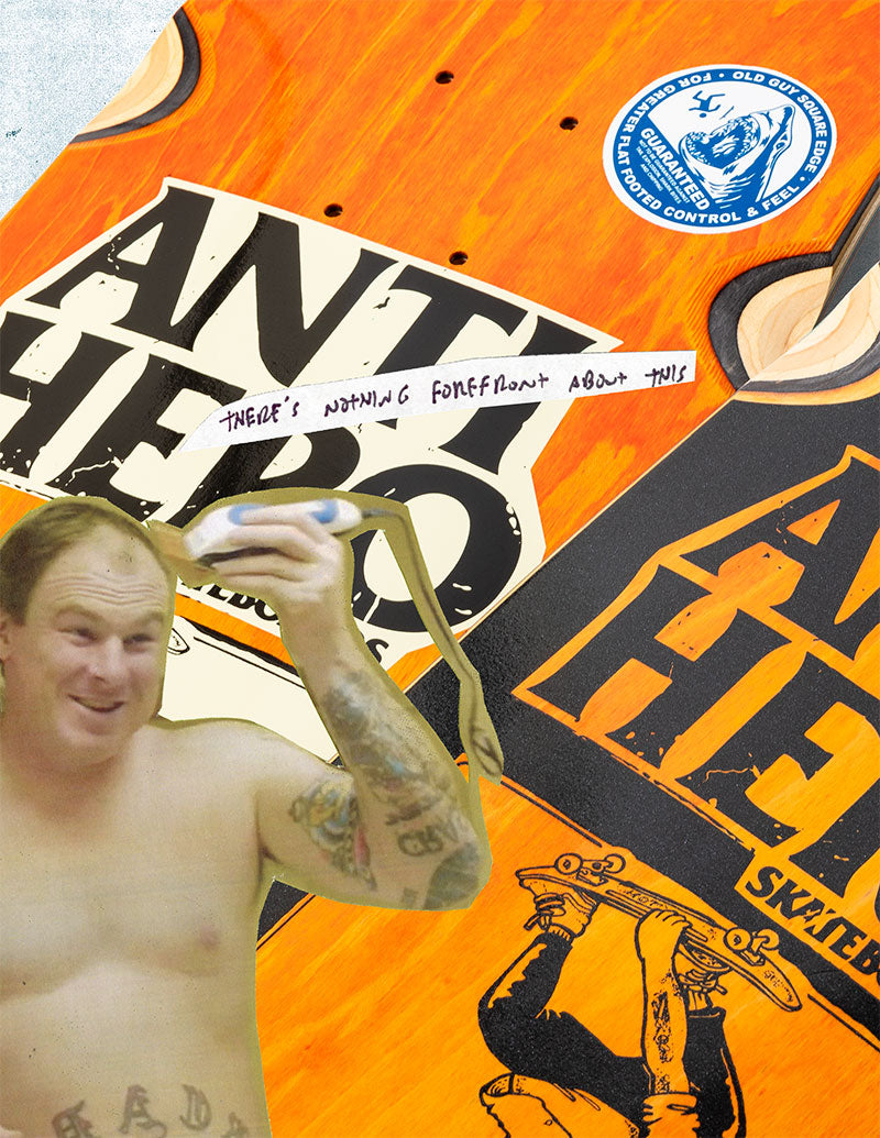 ANTIHERO SKATEBOARDS(アンタイヒーロー スケートボード)| GROSSO HAND PLANT BLACK SSD 2025 - 9.25 | スノーボード・スケートボードのTACTICS JAPAN