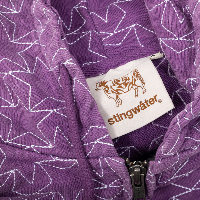 STINGWATER(スティングウォーター)| ALL STAR ZIP UP HOODIE / ACID PURPLE | スノーボード・スケートボードのTACTICS JAPAN
