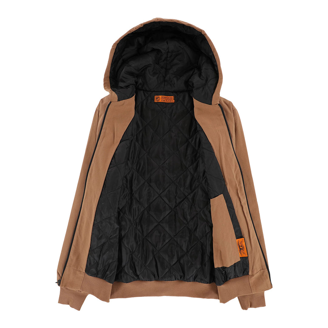 ANTIHERO SKATEBOARDS(アンチヒーロー スケートボード)| BASIC EAGLE RIPSTOP HOODED JACKET / BROWN | スノーボード・スケートボードのTACTICS JAPAN