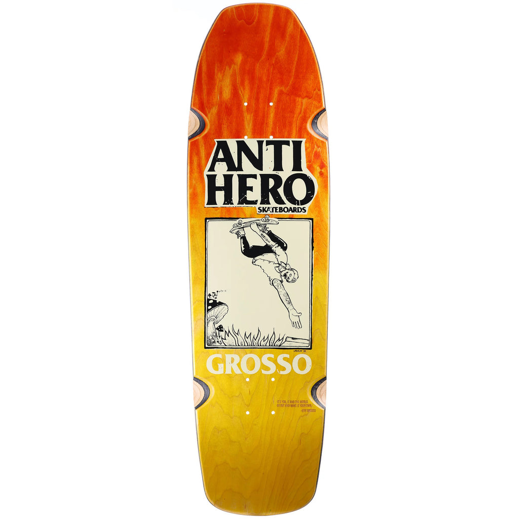 ANTIHERO SKATEBOARDS GROSSO HAND PLANT FADE SSD 2025