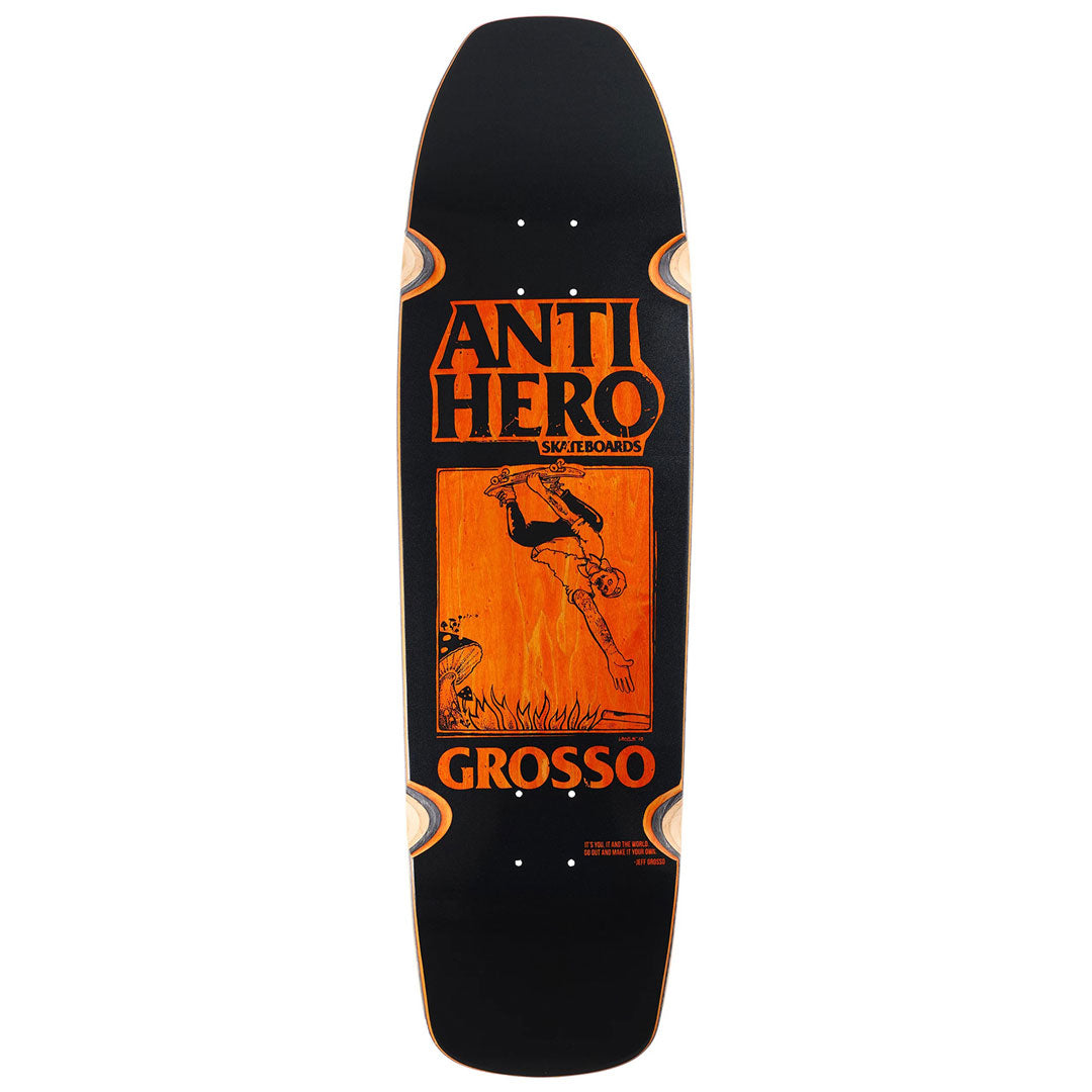 ANTIHERO SKATEBOARDS(アンタイヒーロー スケートボード)| GROSSO HAND PLANT BLACK SSD 2025 - 9.25 | スノーボード・スケートボードのTACTICS JAPAN