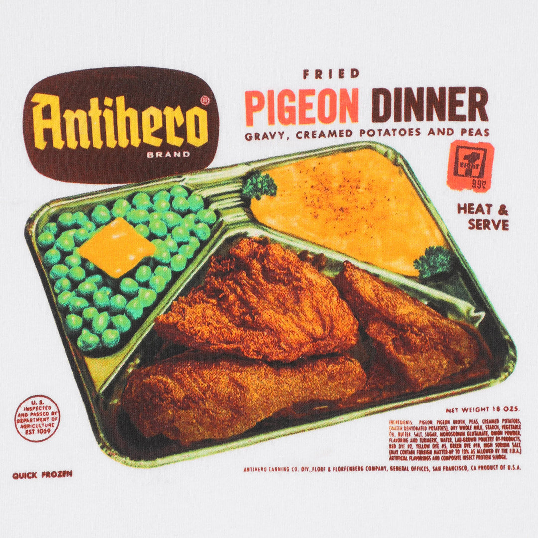 ANTIHERO SKATEBOARDS(アンタイヒーロー スケートボード)| PIGEON DINNER S/S T-SHIRT | スノーボード・スケートボードのTACTICS JAPAN