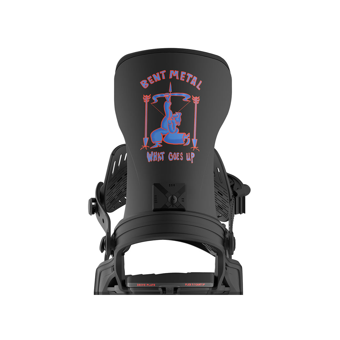 BENT METAL(ベント メタル)AXTION SNOWBOARD BINDINGS 2026 / BLACK BLUE | スノーボードのTACTICS JAPAN