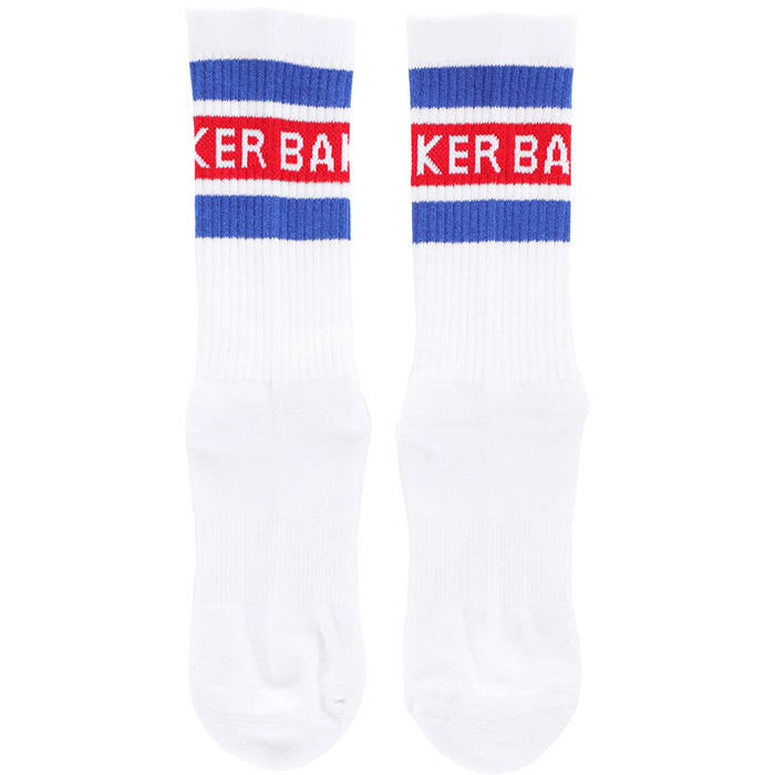BAKER SKATEBOARDS(ベイカー スケートボード)| RED STRIPE SOCKS / WHITE | スノーボード・スケートボードのTACTICS JAPAN