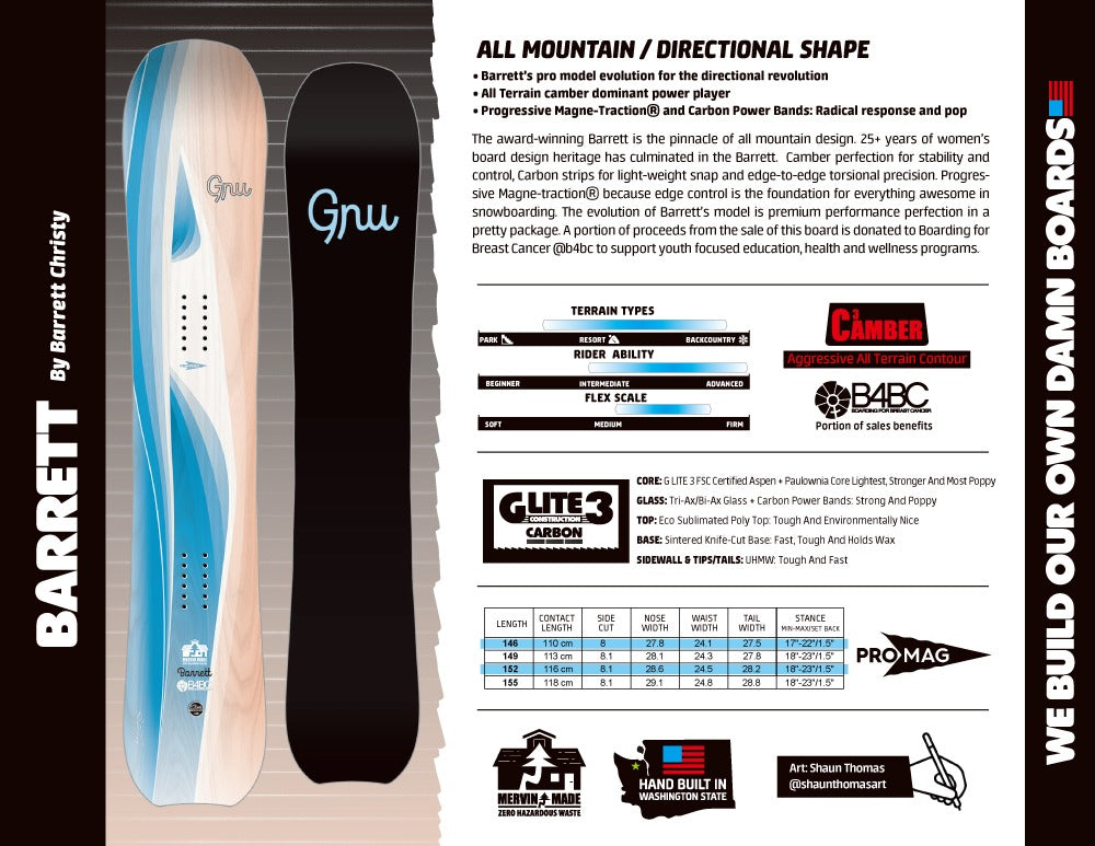 BARRET by Barret Christy SNOWBOARD 2025