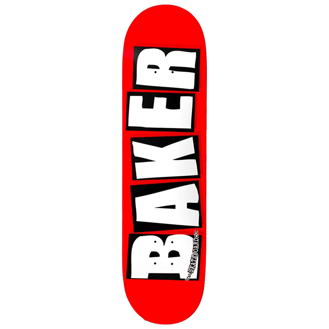 BAKER SKATEBOARDS(ベイカー スケートボード)| BRAND LOGO WHITE - 8.0 | スノーボード・スケートボードのTACTICS JAPAN