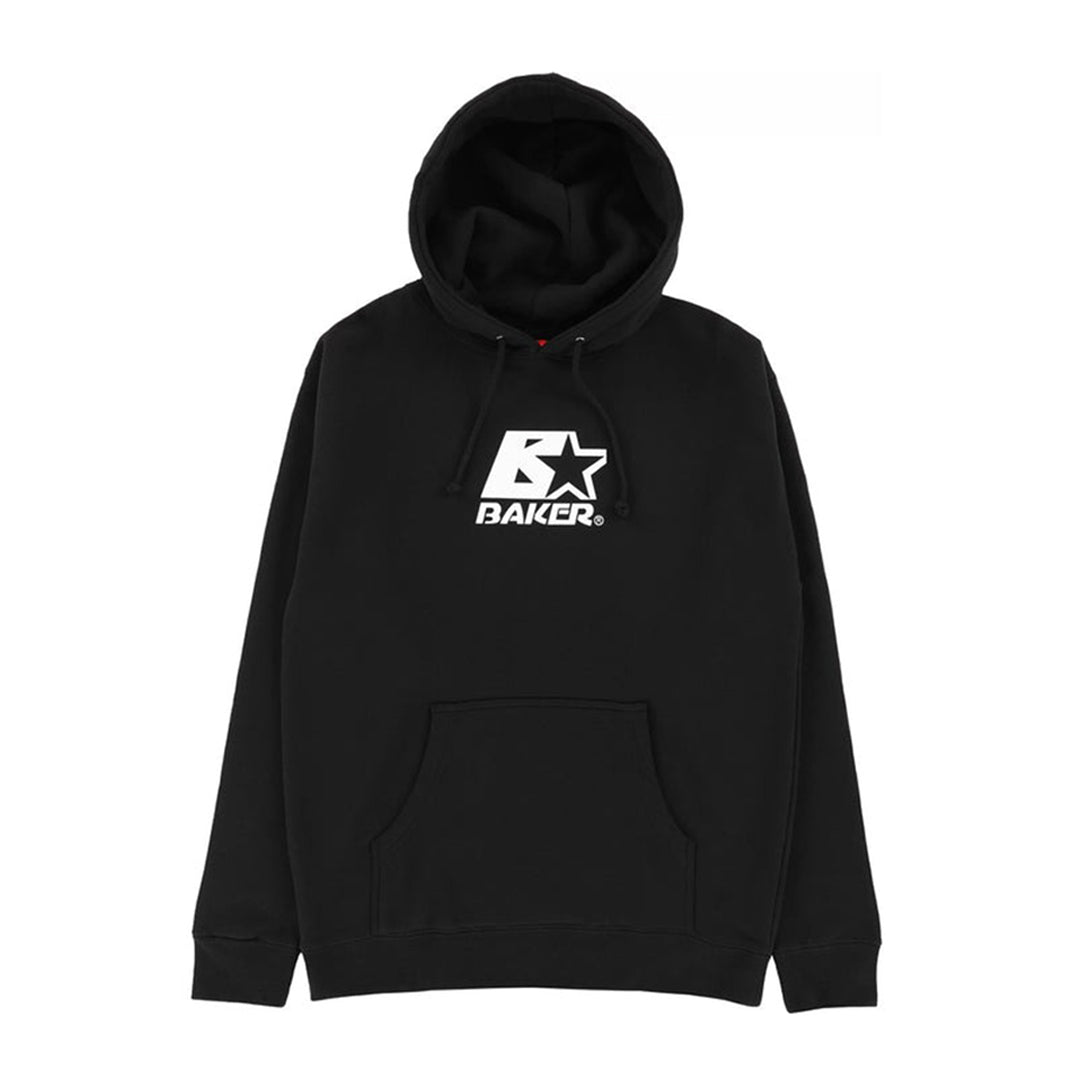 BAKER SKATEBOARDS(ベイカー スケートボード)| B STAR BLK HOODIE | スノーボード・スケートボードのTACTICS JAPAN
