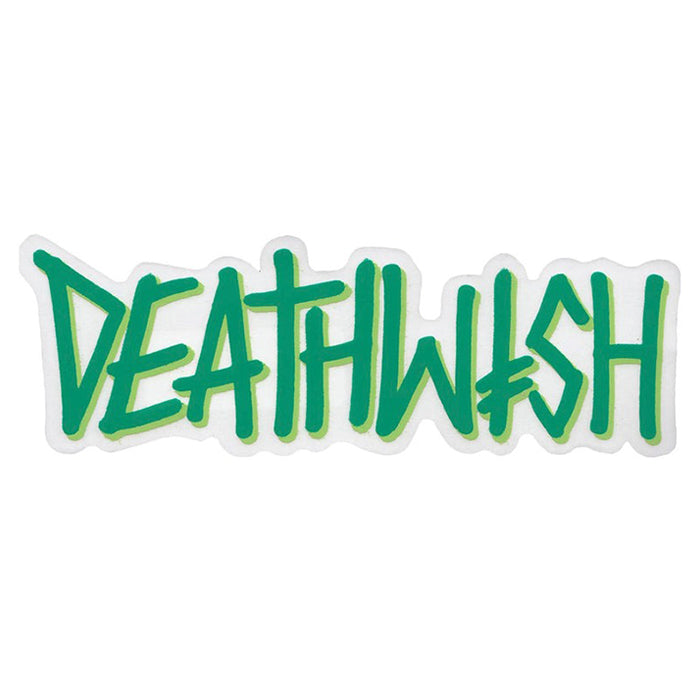 DEATHWISH SKATEBOARDS(デスウィッシュ) | BIG DEATHSPRAY STICKER / GREEN | スノーボード・スケートボードのTACTICS JAPAN